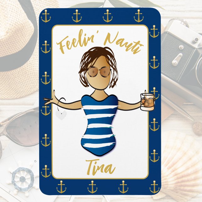 Íman Meninas Viajam Decor para Sua Engraçada Porta de C (Criador carregado)