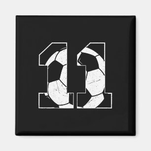 Íman Menino de 11 anos jogador de futebol no aniversári