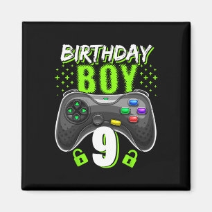 Íman Menino de 9 anos Controles de Video Game Gamer Ani