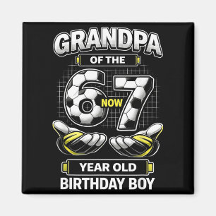 Íman Menino de Aniversário Era 6 7 Seis Sete Futebol 67