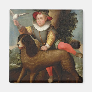 Íman Menino e cão, ` Bibius Vincit