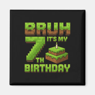 Íman Menino Engraçado de Aniversário Cara É Meu Jogo de