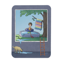 Íman Menino no ímã de piscina infantil