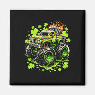 Íman Meninos Caminhão Verde Monstro Shamrock St Patrick