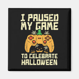 Íman Meninos de fantasia de jogos no Halloween