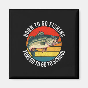 Íman Meninos Divertidos Pescando Peixe Crianças Meninos