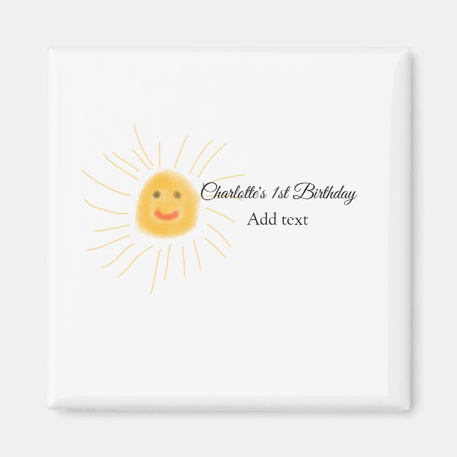 Íman Meninos fofinhos simples e bonitos Adicionar anive (Frente)