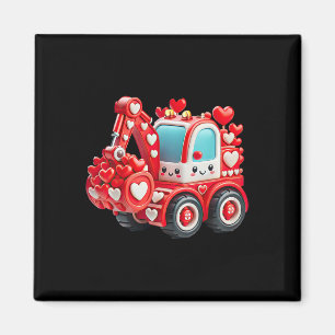 Íman Meninos Kawaii Dia dos Namorados Caminhão de Const
