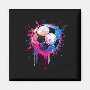Íman Meninos Meninas Futebol Incrível Colorido Futebol