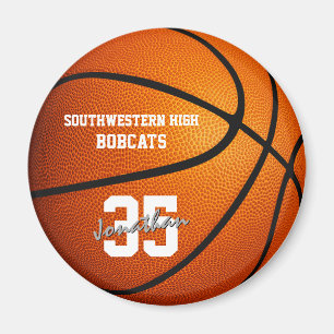 Íman meninos meninas personalizadas basquete