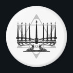 Íman Menorah e estrela<br><div class="desc">Trabalhos artísticos originais por Thedustyphoenix.</div>