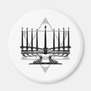 Íman Menorah e estrela