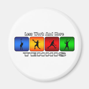 Íman Menos trabalho e mais tênis (homem)