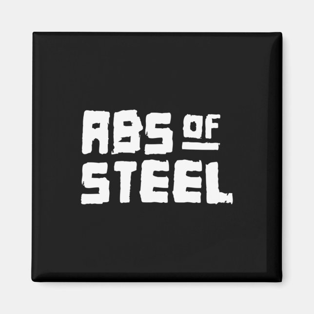 Íman Mens Abs De Construção De Malhações De Aço (Frente)