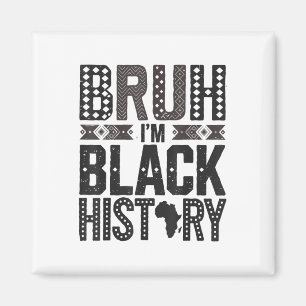 Íman Mens Bruh Im História Negra Mês Patrimônio African