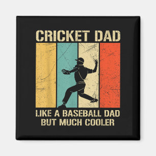 Íman Mens Cricket Sport Cote Cite Para Um Pai De Críque