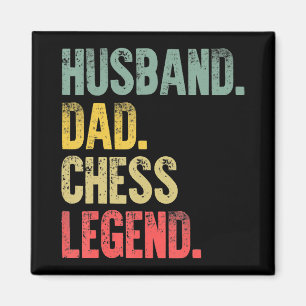 Íman Mens Engraçado Presente Marido Pai Legenda de Xadr
