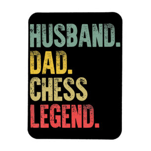 Íman Mens Engraçado Presente Marido Pai Legenda de Xadr