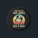 Íman Mens Funny dad Jokes in dad-a-Base<br><div class="desc">Mens Funny dad Jokes in dad-a-Base</div>