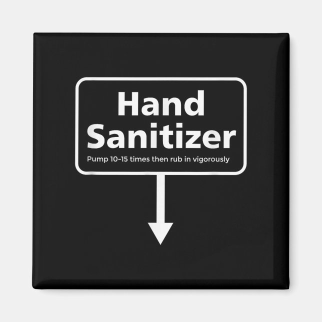 Íman Mens Hand Sanitizer - Feliz Natal De Humor Adulto (Frente)