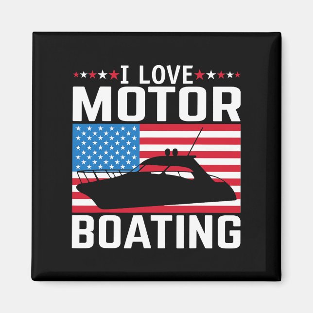Íman Mens I Love Motor Barco Teto Nitro B (Frente)