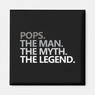 Íman Mens POP O HOMEM O MITO O Dia de os pais DA LEGEND