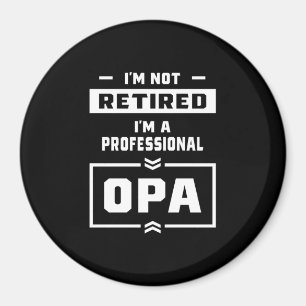 Íman Mens, sou um Presente profissional de Opa aposenta