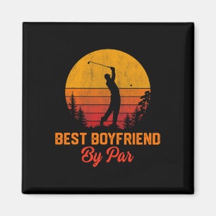 Íman Mens Vintage Melhor Namorado Por Par Golf Namorado
