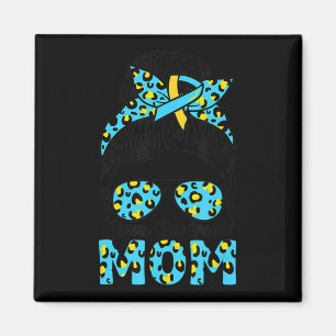 Íman Mensageiro Bun Sunglass Leopard Baixo Síndrome de 