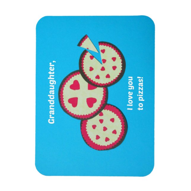 Íman Mensagem de Namorados humorística para a neta (Vertical)