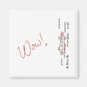 Íman Mensagem SETI de Sinal Uau