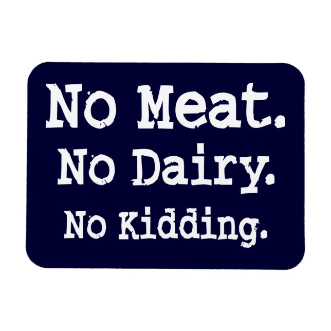 Íman Mensagem Vegan com atitude (Horizontal)