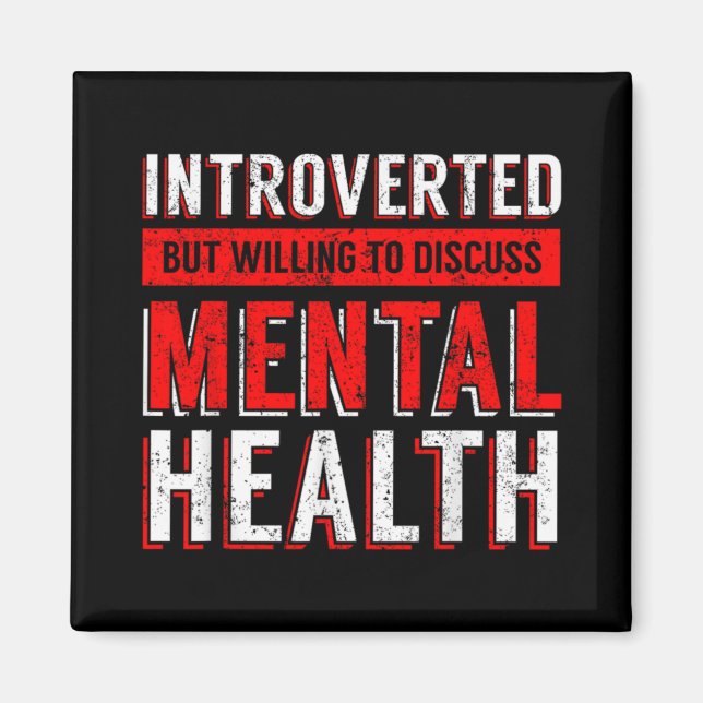 Íman Mental Health Awareness Depression  (Frente)