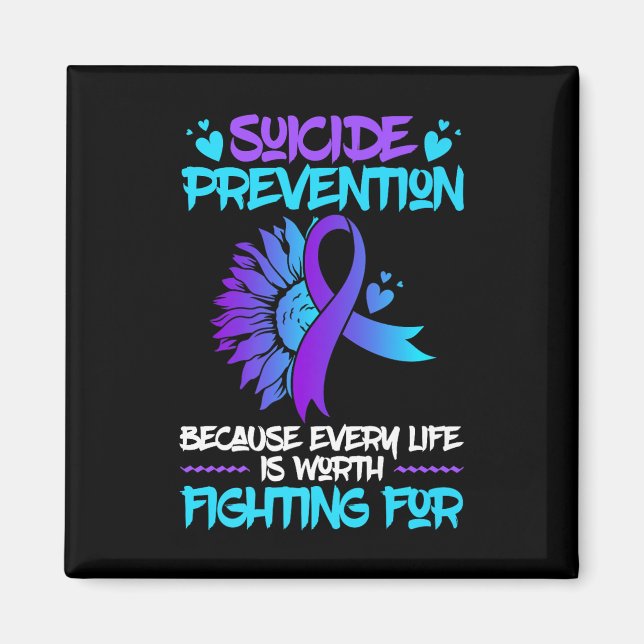 Íman Mental Health Support Week Suicide Prevention Awar (Frente)
