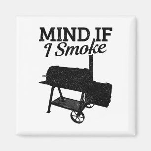 Íman Mente Se Fumar Churrasco Grelha Fumando Carne Engr