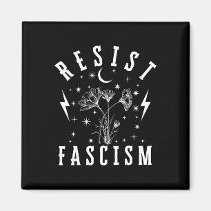 Íman Mentiras De Ódio Floral Anti-Trump E Fascismo Resi