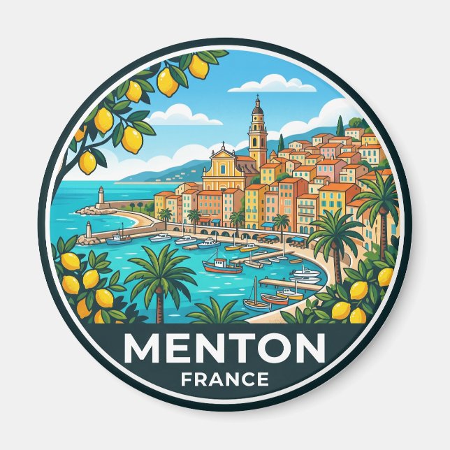Íman Menton França (Frente)