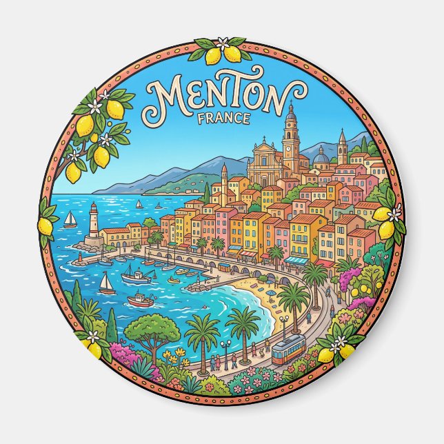 Íman Menton França (Frente)
