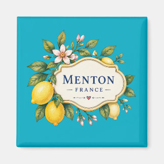 Íman Menton French Riviera Magnet - turquoise Lemon
