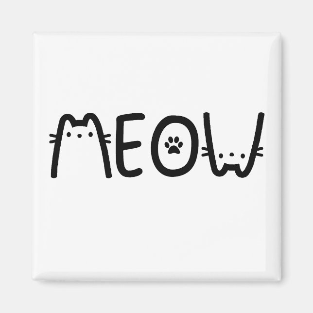ÍMAN MEOW CAT (Frente)