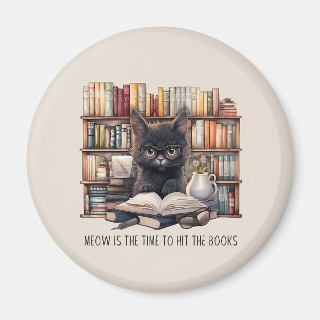 Íman Meow É A Hora De Atingir Os Livros (Frente)