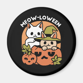 Íman Meow-Loew - Festivo Halloween Design
