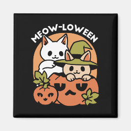 Íman Meow-Loew - Festivo Halloween Design