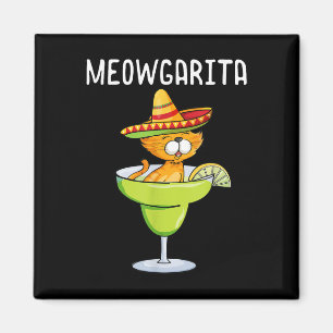 Íman Meowgarita - Cinco de Mayo Margarita Cat Lover