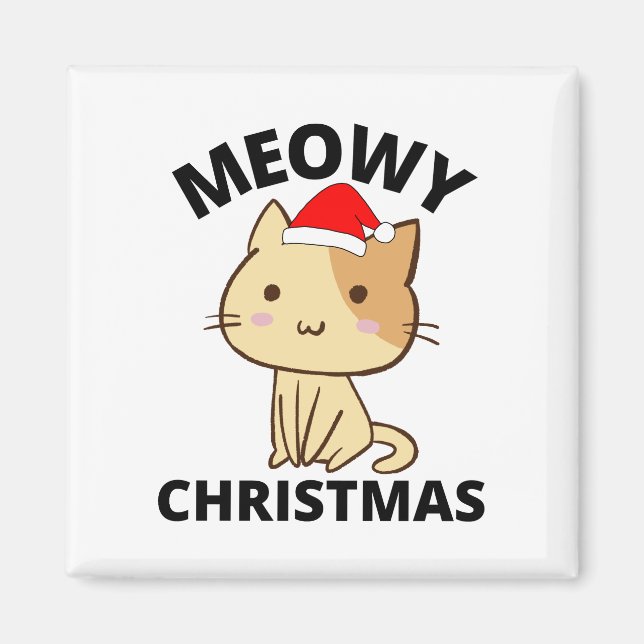 Íman Meowy Christmas (Frente)