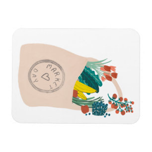 Íman Mercado de frutas e legumes de culturas semeadas