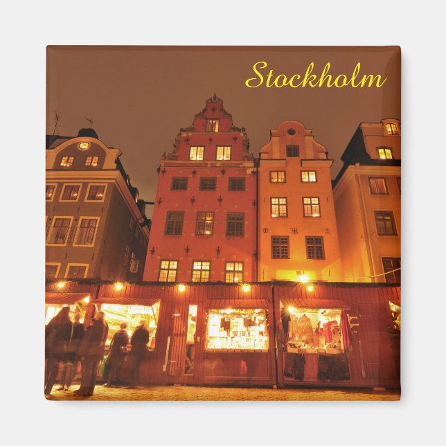 Íman Mercado de Natal em Estocolmo, Suecia (Frente)