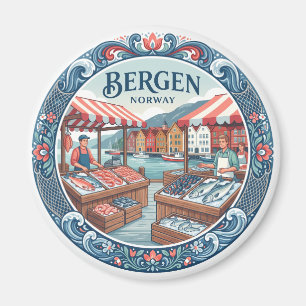 Íman Mercado de Peixes de Bergen (Fisketorget) Noruega