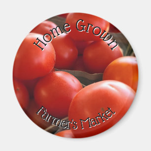 Íman Mercado do agricultor de tomate de herança cultiva