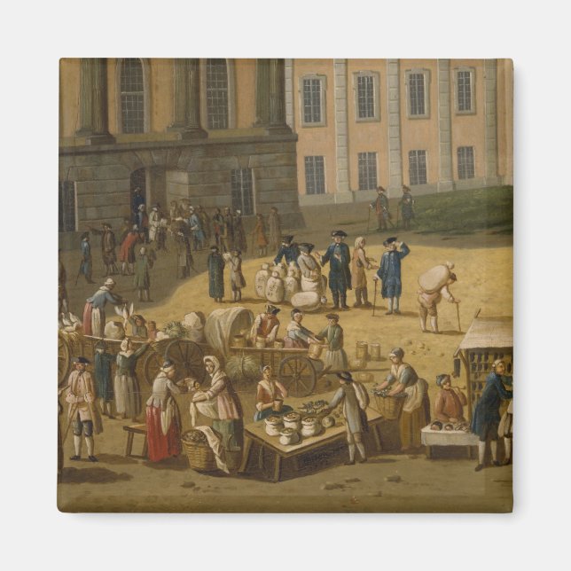 Íman Mercado no Alter Markt, Potsdam, 1772 (Frente)